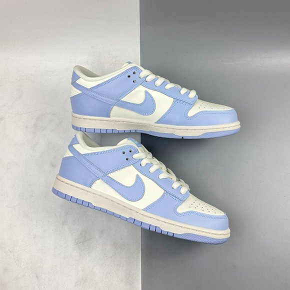 nike sb zoom dunk low pro beige white light blue